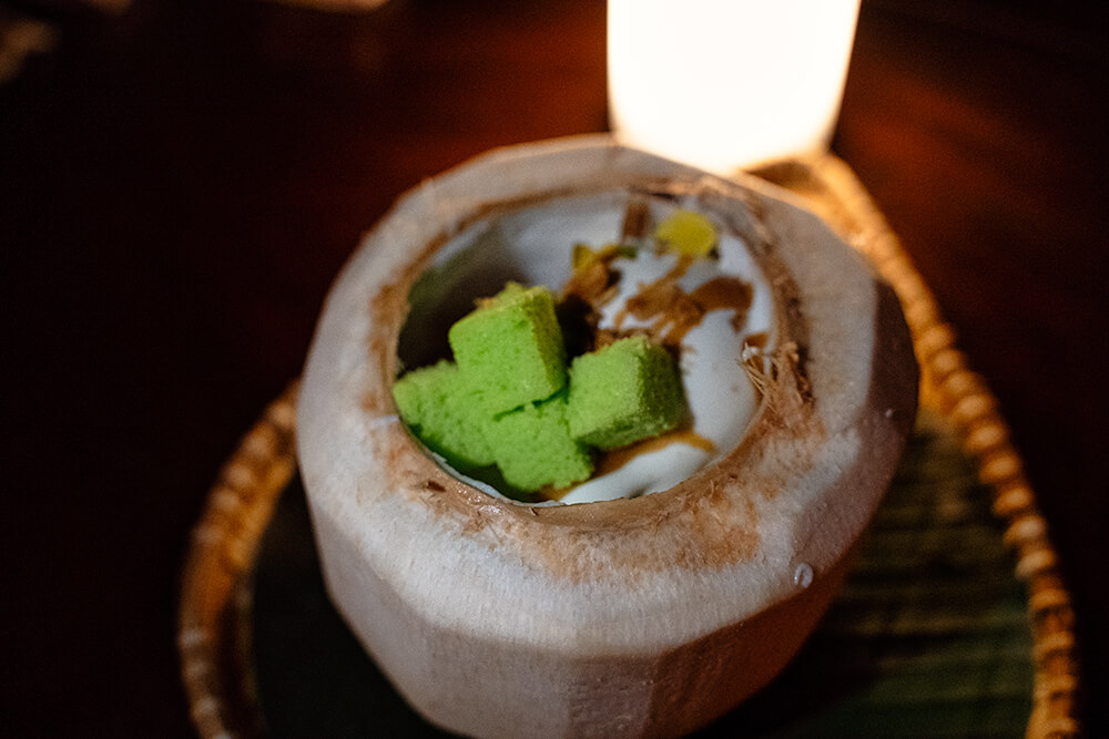 coconut sundae