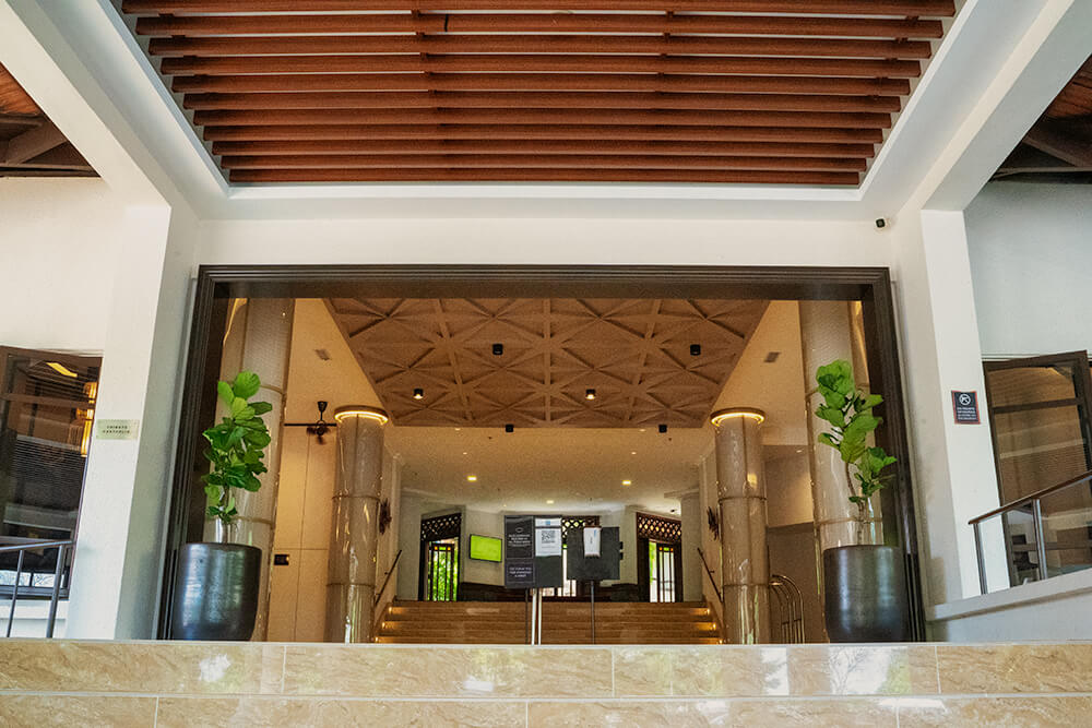 lobby in Palm Garden Hotel