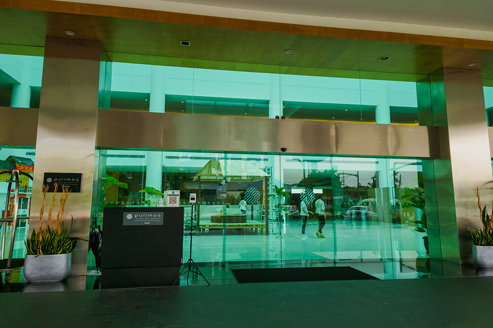 lobby at pullman kuching