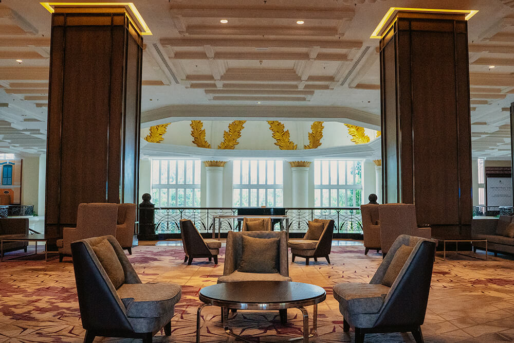 lobby at putrajaya marriott hotel