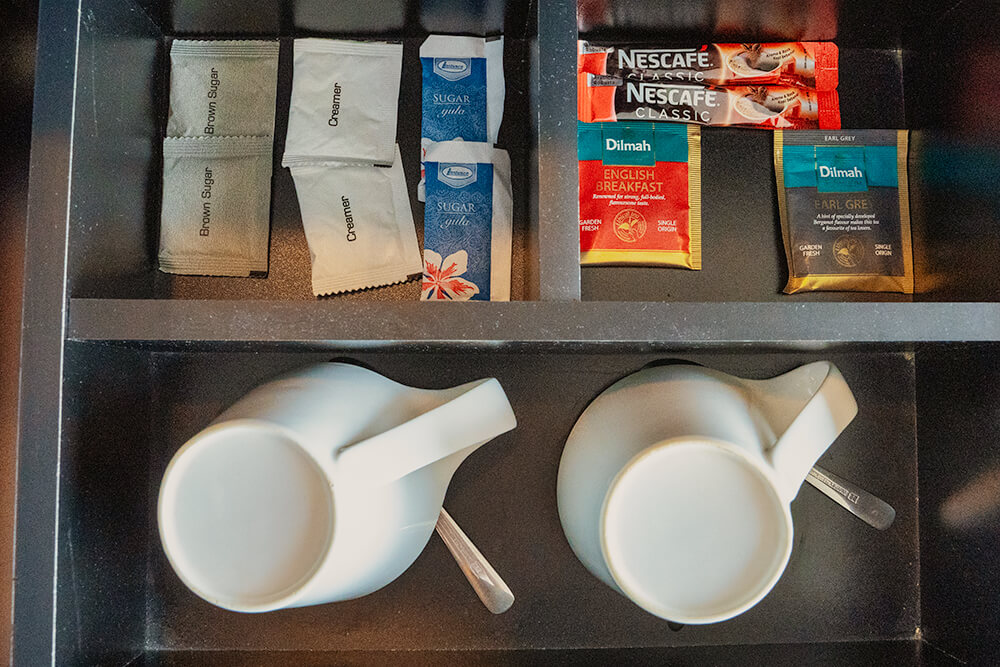 coffee and tea set in pullman kuching