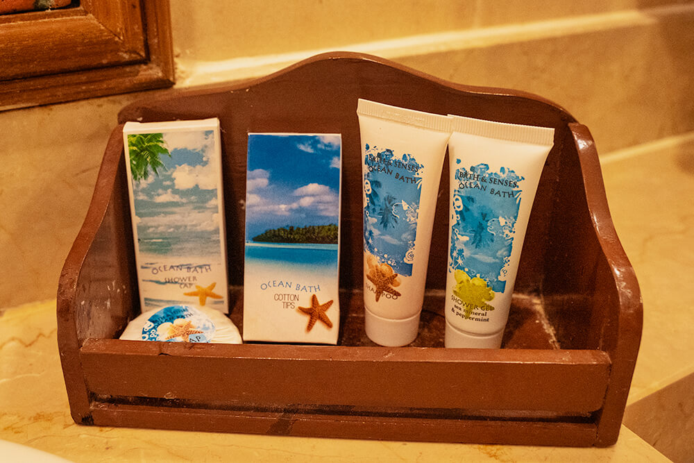 bath amenities in damai beach resort