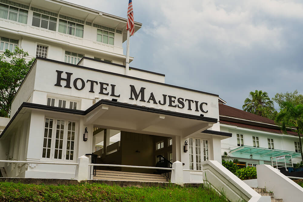 entrance at The Majestic Hotel Kuala Lumpur