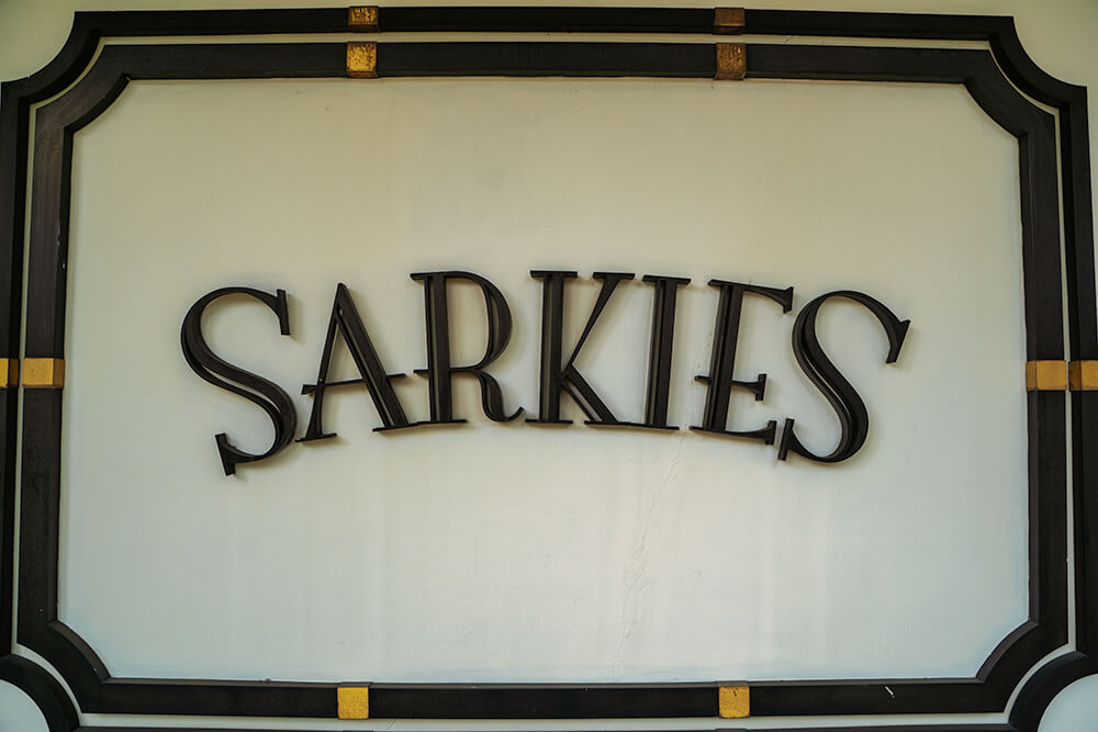 sarkies in eastern and oriental hotel