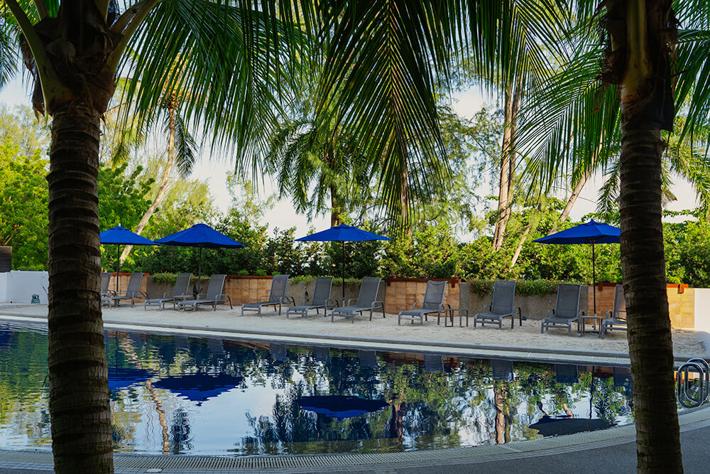 pool at doubletree resort by hilton penang