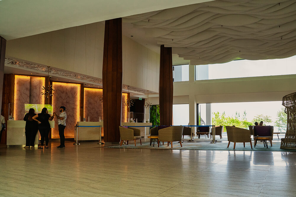 lobby at the westin desaru coast resort