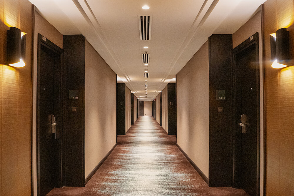 hallway at hotel stripes kuala lumpur