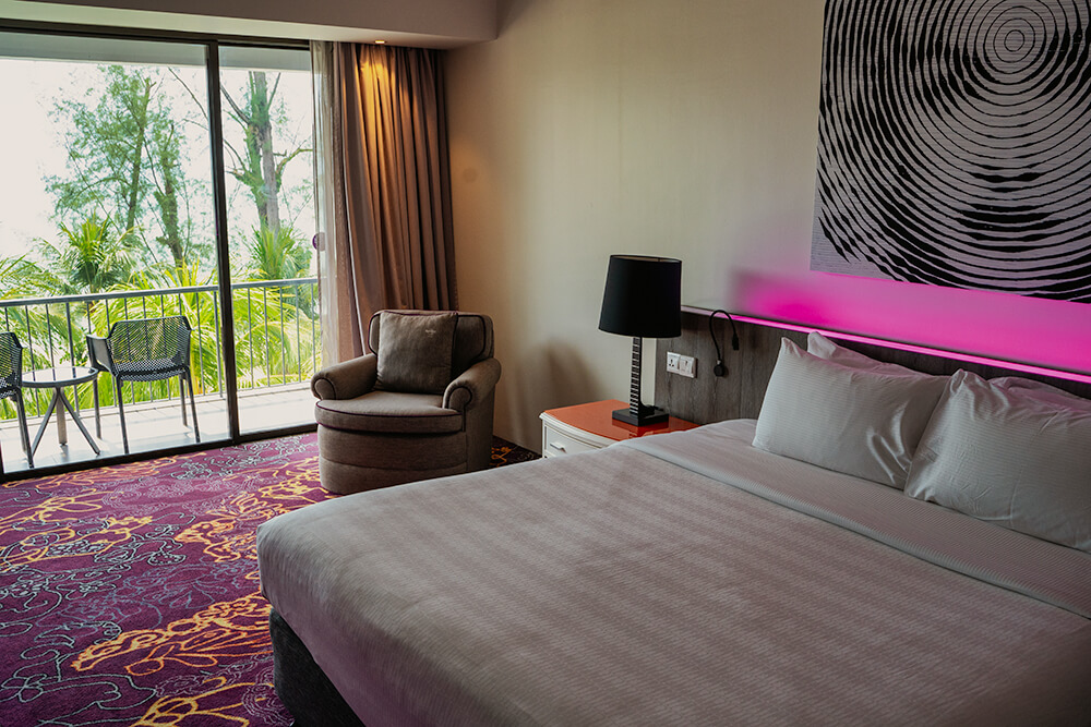 poolview deluxe room in hard rock hotel penang
