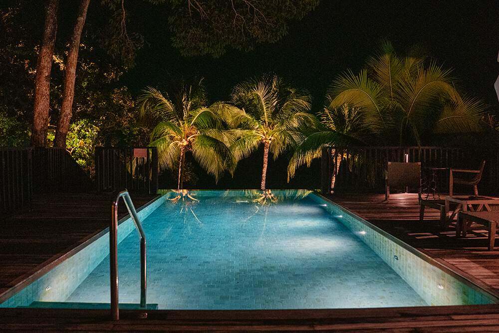 beach villa private pool in The Ritz-Carlton Langkawi