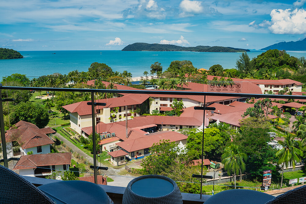 seaview room balcony at Aloft Langkawi Pantai Tengah