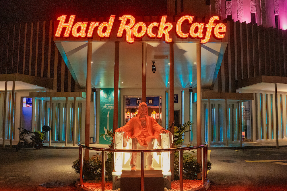 hard rock cafe is next to hard rock hotel penang