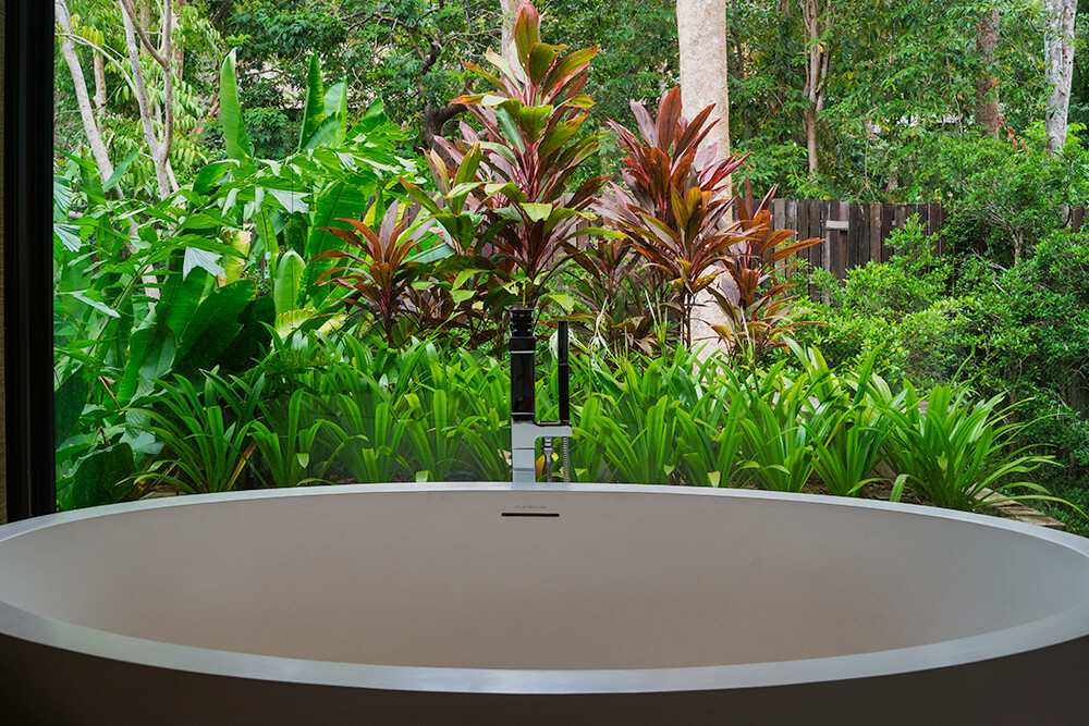 beach villa bathtub in The Ritz-Carlton Langkawi