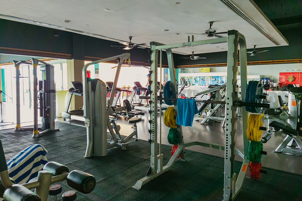 gym in the pullman miri waterfront