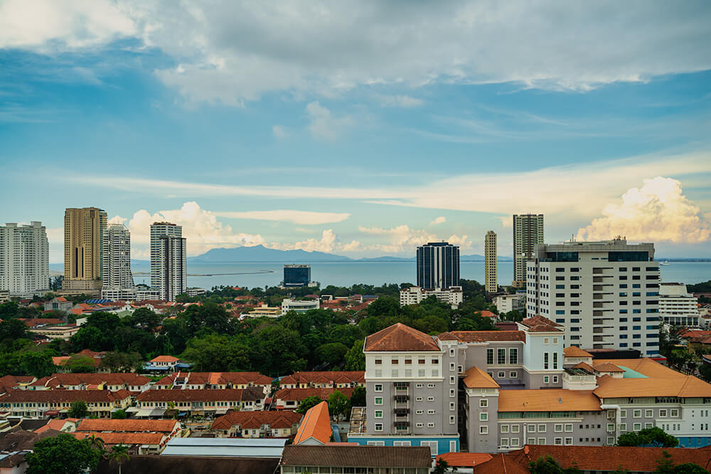 seaview from courtyard by marriott penang