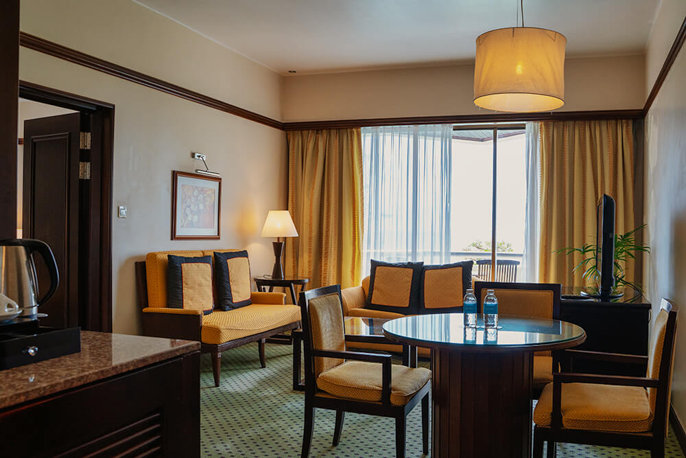ocean suite room at the miri marriott resort & spa