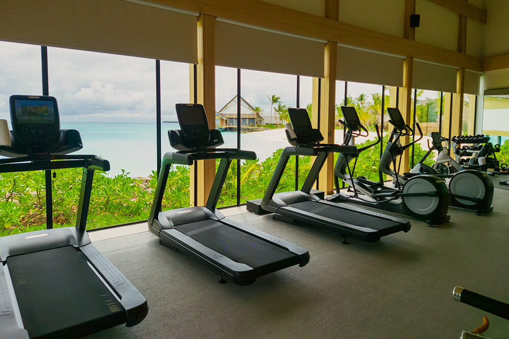gym in hilton maldives amingiri resort