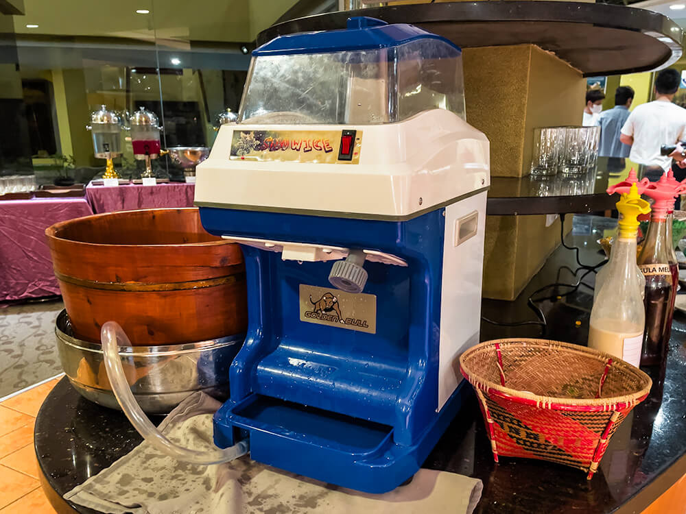 ice kacang machine in Miri Marriott Resort & Spa