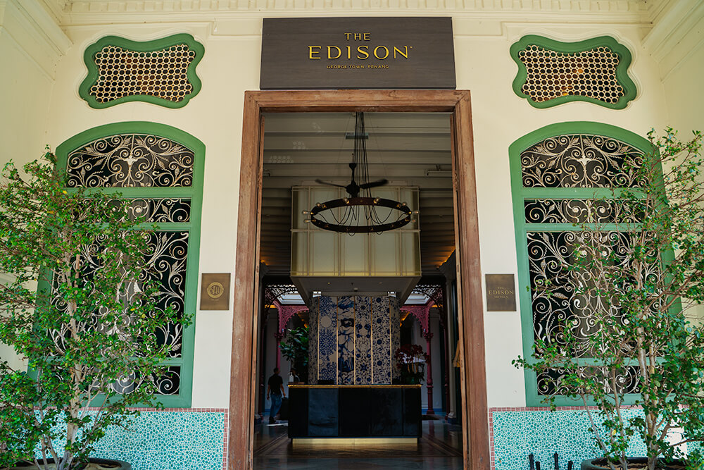 entrance at the edison george town