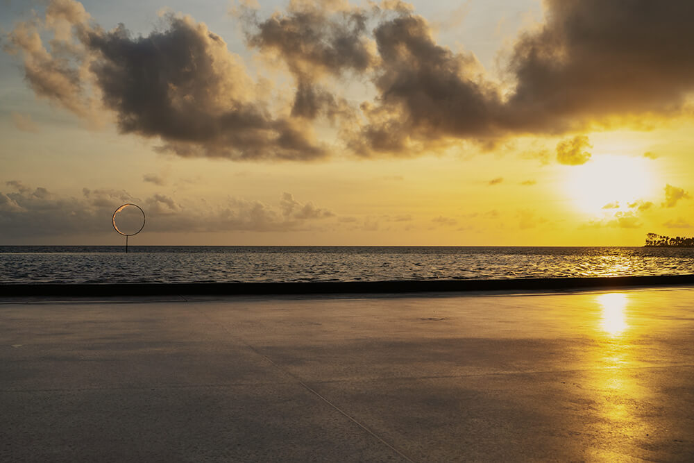 sunset ceremony at ritz-carlton maldives, fari islands