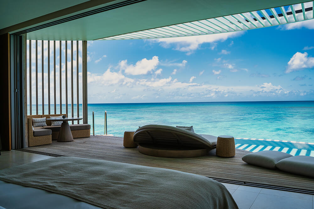 ocean pool villa from ritz-carlton maldives, fari islands