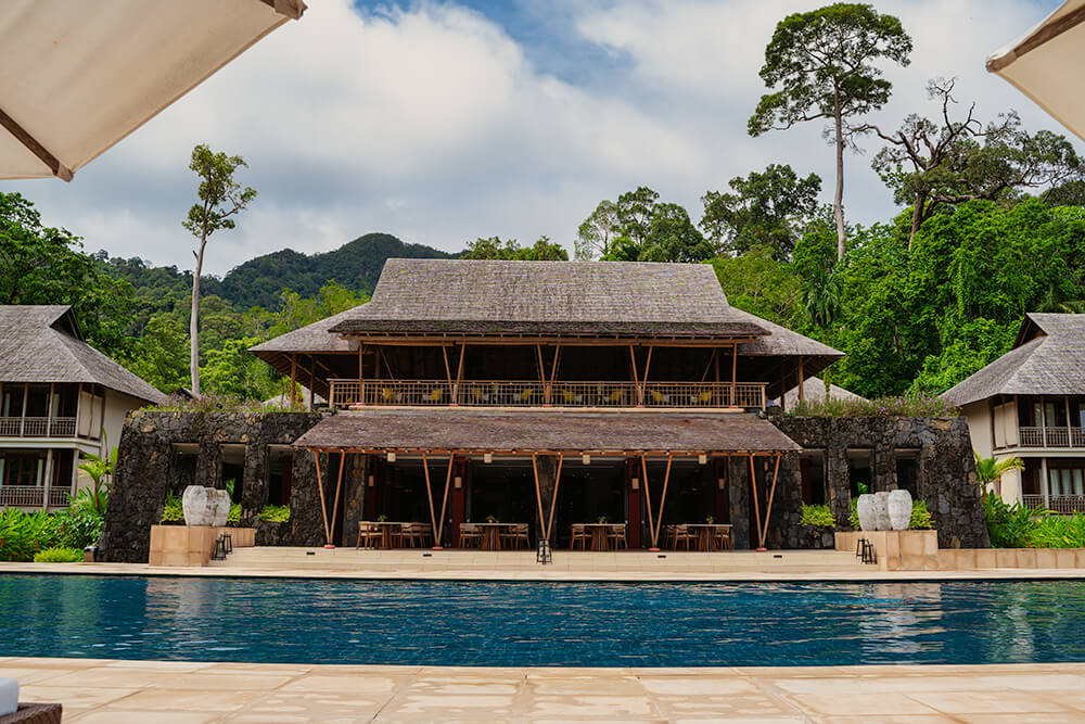 adult pool in the datai langkawi