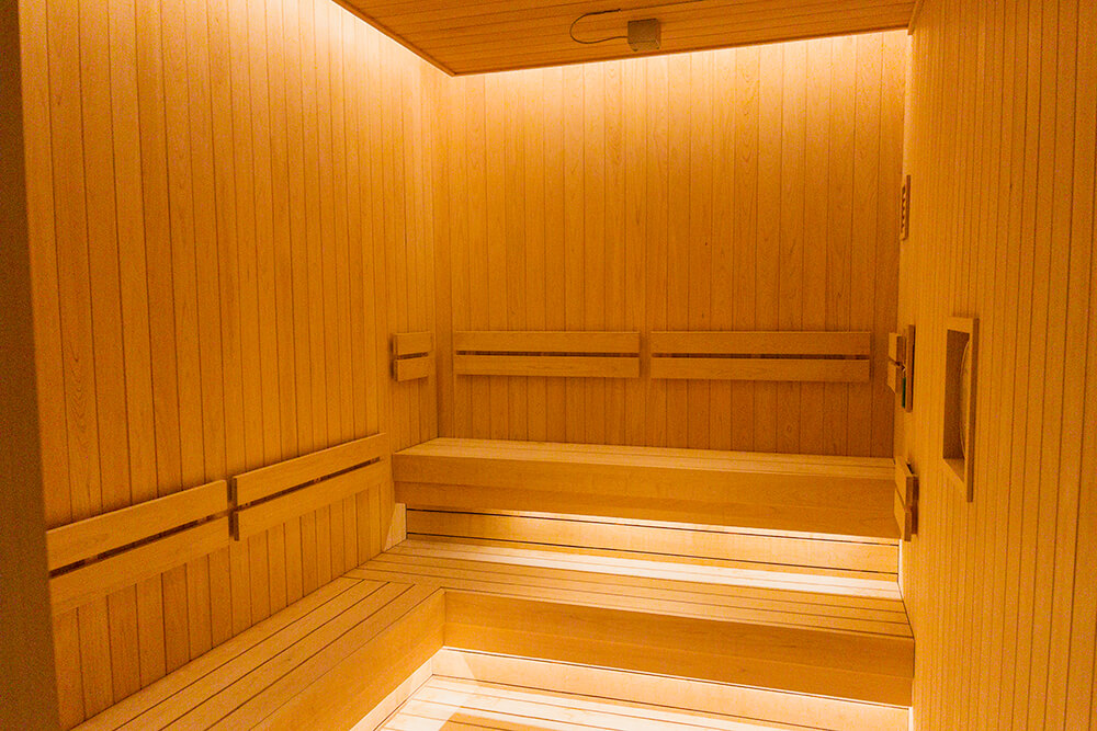 sauna in the westin yokohama