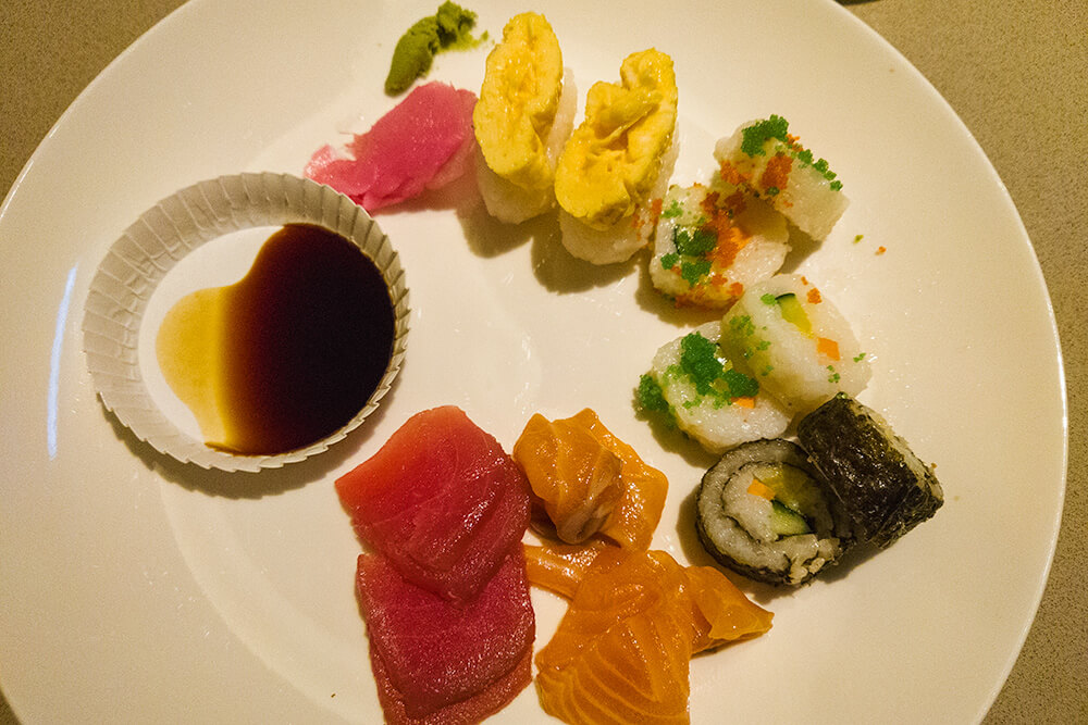 Angsana Teluk Bahang Penang sashimi and sushi