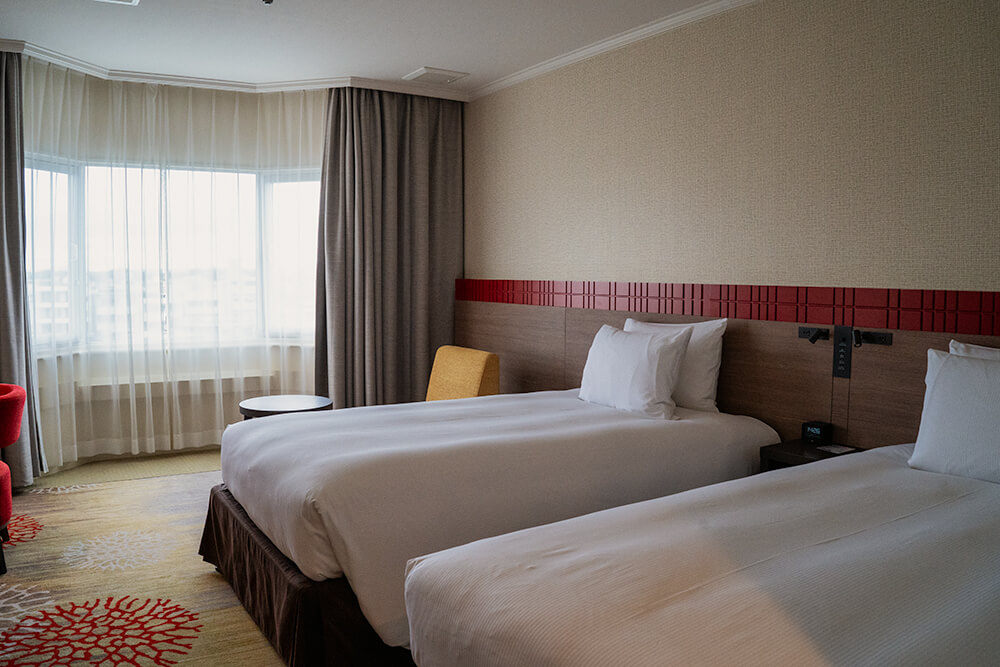 twin premium room in doubletree by hilton hotel naha shuri castle