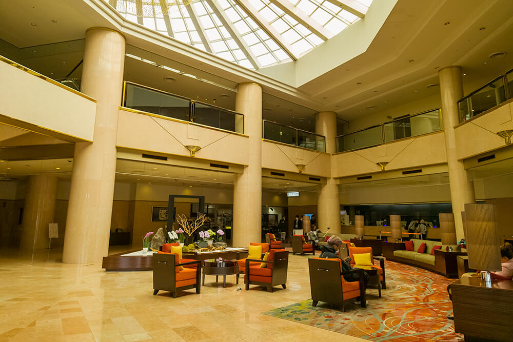lobby at ANA crowne plaza narita