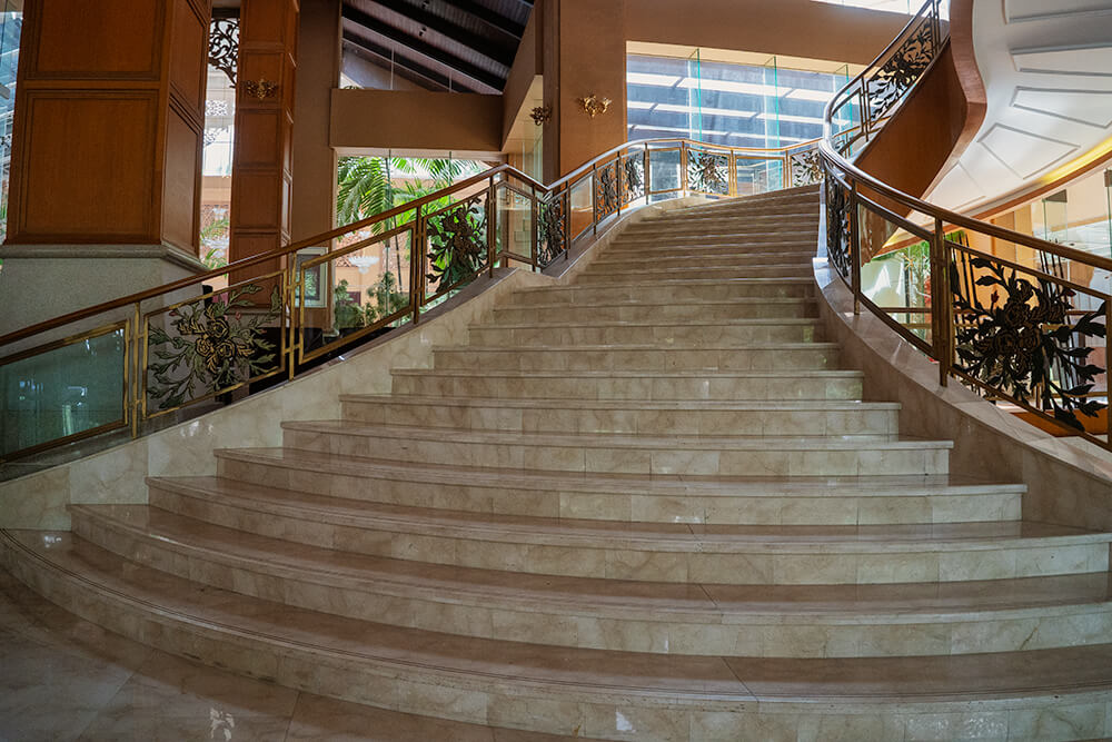 marble stairs in royale chulan kuala lumpur
