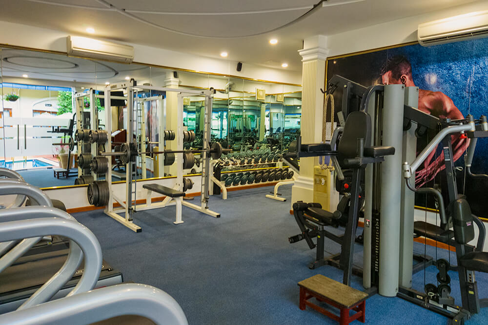 fitness gym in hotel majestic saigon