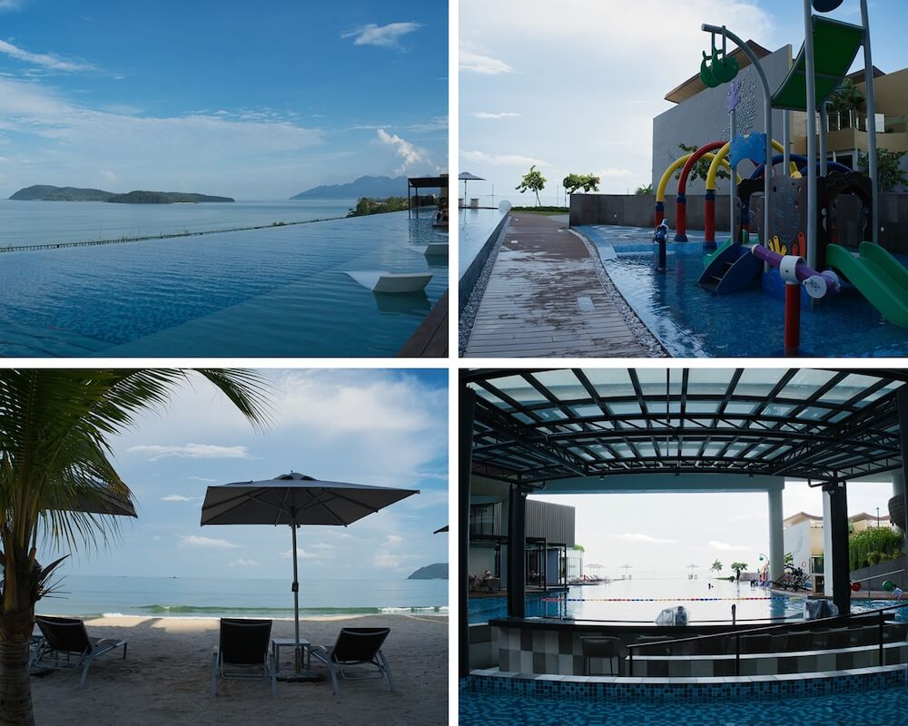Parkroyal langakwi resot swimming pool and beach